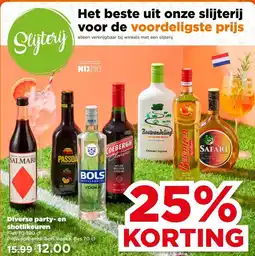 PLUS Diverse party-en shotlikeuren aanbieding
