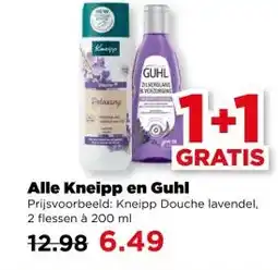 PLUS Alle Kneipp en Guhl aanbieding