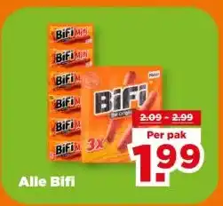 PLUS Alle Bifi aanbieding