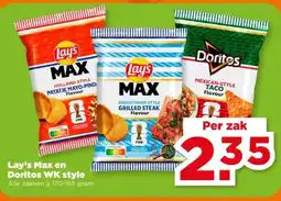 PLUS Lay's Max en Doritos WK style aanbieding
