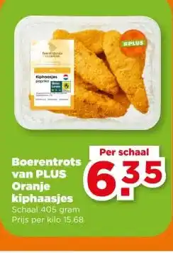 PLUS Boerentrots van PLUS Oranje kiphaasjes aanbieding
