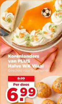 PLUS Korenlanders van PLUS Halve WK Vlaai aanbieding