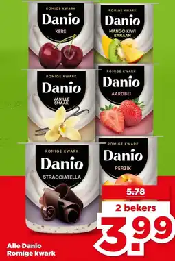 PLUS Alle Danio Romige kwark aanbieding