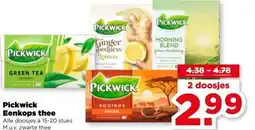 PLUS Pickwick Eenkops thee aanbieding