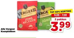 PLUS Alle Vergeer Kaasplakken aanbieding