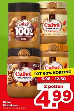 PLUS Calvé Pindakaas aanbieding