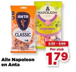 PLUS Alle Napoleon en Anta aanbieding