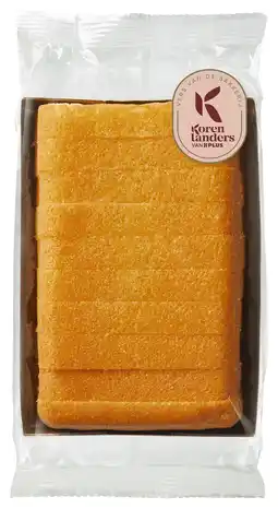PLUS PLUS Korenlanders Roombotercake gesneden aanbieding