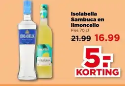 PLUS Isolabella Sambuca en limoncello aanbieding