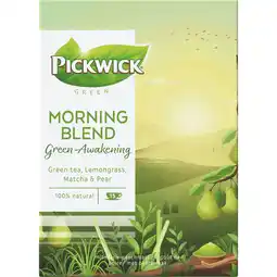 PLUS Pickwick Green morning blend green awakening aanbieding