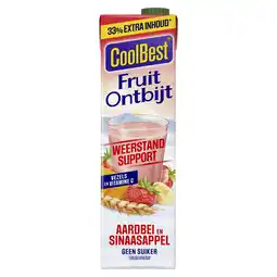 PLUS Coolbest Fruitontbijt Sinaasappel-Aardbei aanbieding