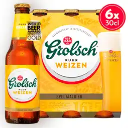PLUS Grolsch Weizen speciaalbier fles aanbieding