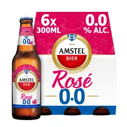 PLUS Amstel Rosé 0.0 bier fles aanbieding