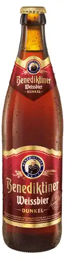 PLUS Benediktiner Weissbier Dunkel aanbieding