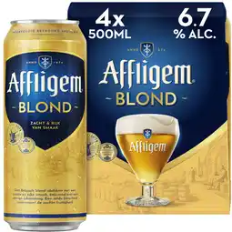 PLUS Affligem Blond bier blik aanbieding