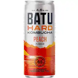 PLUS Batu Hard Kombucha Peach aanbieding