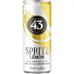 PLUS Licor 43 Spritz Lemon aanbieding