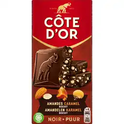 PLUS Côte d'Or Tablet puur amandel karamel aanbieding