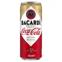 PLUS Bacardi Spiced Coca Cola Can aanbieding