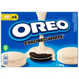 PLUS Oreo Koekjes omhuld met witte chocolade aanbieding