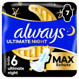 PLUS Always Maandverband Ultra Secure Night aanbieding