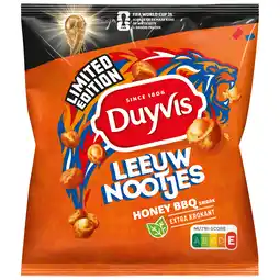 PLUS Duyvis Leeuwnootjes Honey BBQ aanbieding