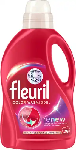 PLUS Fleuril Color vloeibaar wasmiddel 29sc aanbieding