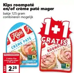 Coop Kips roompaté en/of crème paté mager aanbieding