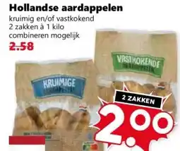 Coop Hollandse aardappelen aanbieding