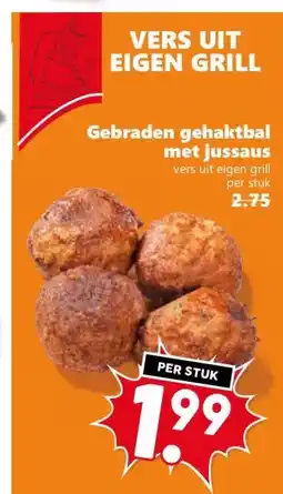 Coop Gebraden gehaktbal met jussaus aanbieding