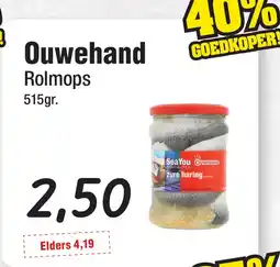Budget Food Ouwehand Rolmops aanbieding
