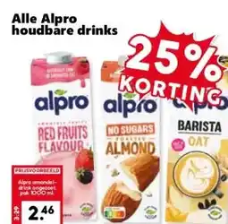 Coop Alle Alpro houdbare drinks aanbieding