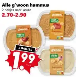 Coop Alle g'woon hummus aanbieding
