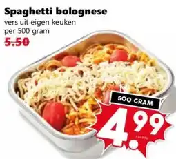 Coop Spaghetti bolognese aanbieding