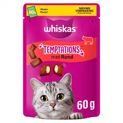 PLUS Whiskas temptations rund aanbieding