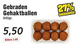 Budget Food Gebraden Gehaktballen aanbieding