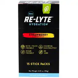 Holland & Barrett 2e product 50% korting | Re-Lyte Hydration Aardbeienlimonade - 15 sticks aanbieding