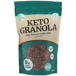 Holland & Barrett 2e product 50% korting | Go-Keto Keto Granola Kokos Cacao Bio - 290g aanbieding