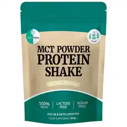 Holland & Barrett 2e product 50% korting | Glutenvrij | Go-Keto MCT-Poeder Protein Shake Vanille - 400g aanbieding