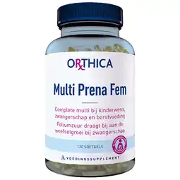 Holland & Barrett Online deals | Orthica Multi Prena Fem - 120 softgels aanbieding