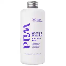 Holland & Barrett 2e product 50% korting | Wild Coconut & Vanilla Body Wash Refill - 300 ml aanbieding