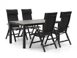 Kees Smit Bellagio Lugo/Fidenza 160cm dining tuinset 5-delig verstelbaar aanbieding
