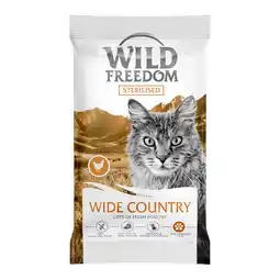 Zooplus Wild Freedom Adult Sterilised Wide Country met Gevogelte Kattenvoer - 150 g aanbieding