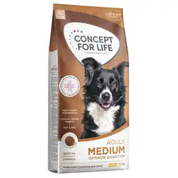 Zooplus Concept for Life Medium Adult - Nieuw Receptuur12 kg aanbieding