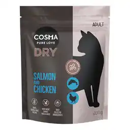 Zooplus 400g Cosma Katten Droogvoer Zalm & Kip aanbieding