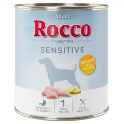 Zooplus Rocco Sensitive 6 x 800 g Hondenvoer - Nieuw Receptuur - 6 x 800 g: Kip met Aardappelen aanbieding