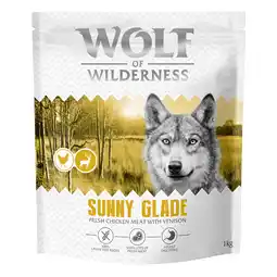 Zooplus Wolf of Wilderness Adult Sunny Glade Venison - graanvrij - 1 kg: nieuwe receptuur aanbieding