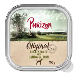 Zooplus 6x150g Kipfilet met lam & Zalm Purizon natvoer voor honden aanbieding