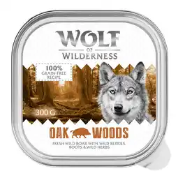 Zooplus 6x300g Adult Oak Woods - Wild Zwijn Wolf of Wilderness Hondenvoer aanbieding