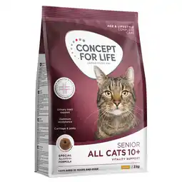 Zooplus Concept voor het leven Alle katten 10+ - Nieuw Receptuur: 3 kg aanbieding